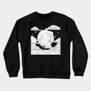 Dolphins in the sky Crewneck Sweatshirt